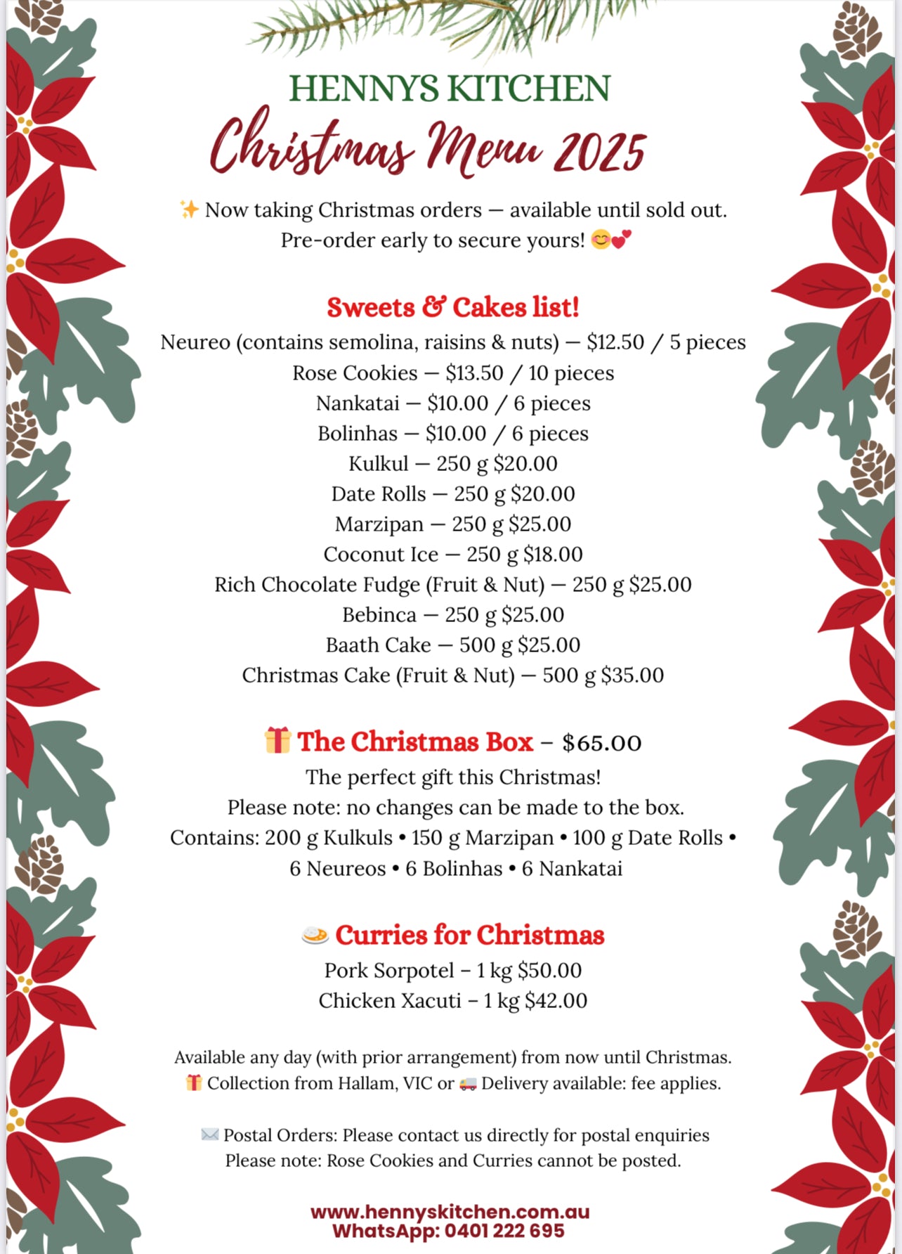 CHRISTMAS SWEETS 2025